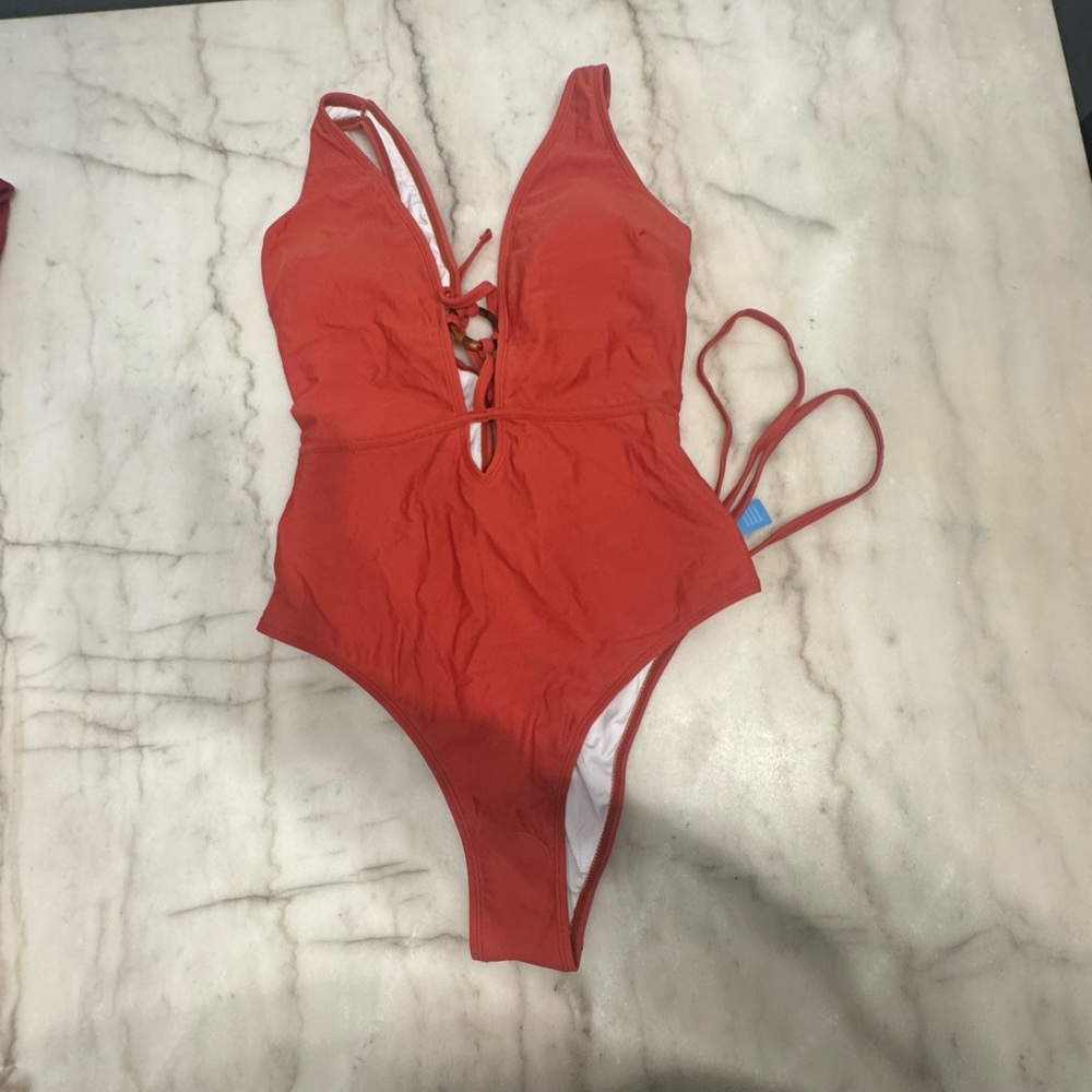 Cupshe women’s one piece swim suit size Large